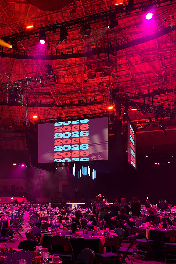 Image from Visit Fort Worth of the center stage