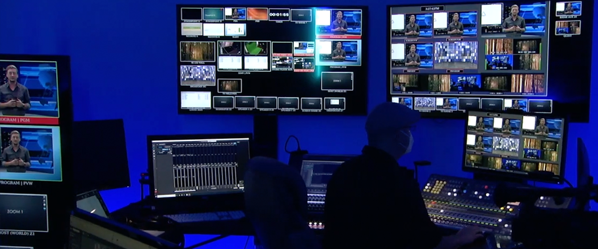 video control room setup