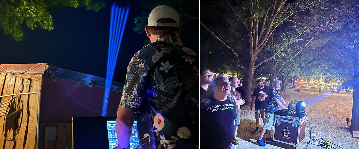 lighting dept tests out new lighting hardware